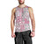 Mele Kalikimaka Hawaii Christmas Men Tank Top Akala Seamless Floral Motif - Polynesian Pride