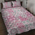 Mele Kalikimaka Hawaii Christmas Quilt Bed Set Akala Seamless Floral Motif - Polynesian Pride
