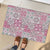 Mele Kalikimaka Hawaii Christmas Rubber Doormat Akala Seamless Floral Motif - Polynesian Pride