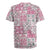 Mele Kalikimaka Hawaii Christmas Rugby Jersey Akala Seamless Floral Motif - Polynesian Pride