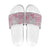 Mele Kalikimaka Hawaii Christmas Slide Sandals Akala Seamless Floral Motif - Polynesian Pride