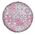 Mele Kalikimaka Hawaii Christmas Spare Tire Cover Akala Seamless Floral Motif - Polynesian Pride