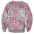 Mele Kalikimaka Hawaii Christmas Sweatshirt Akala Seamless Floral Motif - Polynesian Pride
