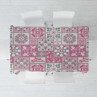 Mele Kalikimaka Hawaii Christmas Tablecloth Akala Seamless Floral Motif - Polynesian Pride