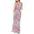 Mele Kalikimaka Hawaii Christmas Tank Maxi Dress Akala Seamless Floral Motif - Polynesian Pride