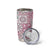 Mele Kalikimaka Hawaii Christmas Tumbler Cup Akala Seamless Floral Motif - Polynesian Pride