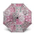 Mele Kalikimaka Hawaii Christmas Umbrella Akala Seamless Floral Motif - Polynesian Pride