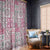 Mele Kalikimaka Hawaii Christmas Window Curtain Akala Seamless Floral Motif - Polynesian Pride