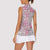 Mele Kalikimaka Hawaii Christmas Women Sleeveless Polo Shirt Akala Seamless Floral Motif - Polynesian Pride