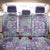 Mele Kalikimaka Hawaii Christmas Back Car Seat Cover Poni Seamless Floral Motif - Polynesian Pride