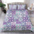 Mele Kalikimaka Hawaii Christmas Bedding Set Poni Seamless Floral Motif - Polynesian Pride
