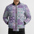 Mele Kalikimaka Hawaii Christmas Bomber Puffer Jacket Poni Seamless Floral Motif - Polynesian Pride
