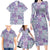 Mele Kalikimaka Hawaii Christmas Family Matching Long Sleeve Bodycon Dress and Hawaiian Shirt Poni Seamless Floral Motif - Polynesian Pride