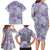 Mele Kalikimaka Hawaii Christmas Family Matching Long Sleeve Bodycon Dress and Hawaiian Shirt Poni Seamless Floral Motif - Polynesian Pride