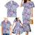 Mele Kalikimaka Hawaii Christmas Family Matching Mermaid Dress and Hawaiian Shirt Poni Seamless Floral Motif - Polynesian Pride