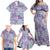 Mele Kalikimaka Hawaii Christmas Family Matching Off Shoulder Maxi Dress and Hawaiian Shirt Poni Seamless Floral Motif - Polynesian Pride