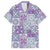 Mele Kalikimaka Hawaii Christmas Family Matching Puletasi and Hawaiian Shirt Poni Seamless Floral Motif - Polynesian Pride