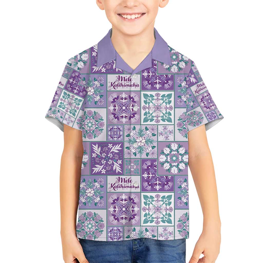 Mele Kalikimaka Hawaii Christmas Family Matching Puletasi and Hawaiian Shirt Poni Seamless Floral Motif - Polynesian Pride