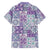Mele Kalikimaka Hawaii Christmas Family Matching Short Sleeve Bodycon Dress and Hawaiian Shirt Poni Seamless Floral Motif - Polynesian Pride