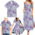 Mele Kalikimaka Hawaii Christmas Family Matching Summer Maxi Dress and Hawaiian Shirt Poni Seamless Floral Motif - Polynesian Pride