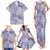 Mele Kalikimaka Hawaii Christmas Family Matching Tank Maxi Dress and Hawaiian Shirt Poni Seamless Floral Motif - Polynesian Pride