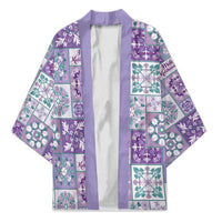 Mele Kalikimaka Hawaii Christmas Kimono Poni Seamless Floral Motif - Polynesian Pride