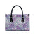 Mele Kalikimaka Hawaii Christmas Leather Bag Poni Seamless Floral Motif - Polynesian Pride