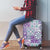 Mele Kalikimaka Hawaii Christmas Luggage Cover Poni Seamless Floral Motif - Polynesian Pride