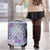 Mele Kalikimaka Hawaii Christmas Luggage Cover Poni Seamless Floral Motif - Polynesian Pride