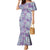Mele Kalikimaka Hawaii Christmas Mermaid Dress Poni Seamless Floral Motif - Polynesian Pride