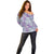 Mele Kalikimaka Hawaii Christmas Off Shoulder Sweater Poni Seamless Floral Motif - Polynesian Pride