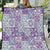 Mele Kalikimaka Hawaii Christmas Quilt Poni Seamless Floral Motif - Polynesian Pride