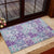 Mele Kalikimaka Hawaii Christmas Rubber Doormat Poni Seamless Floral Motif - Polynesian Pride
