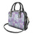 Mele Kalikimaka Hawaii Christmas Shoulder Handbag Poni Seamless Floral Motif - Polynesian Pride