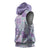 Mele Kalikimaka Hawaii Christmas Sleeveless Hoodie Poni Seamless Floral Motif - Polynesian Pride