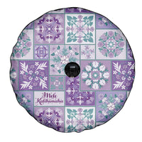 Mele Kalikimaka Hawaii Christmas Spare Tire Cover Poni Seamless Floral Motif - Polynesian Pride
