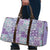 Mele Kalikimaka Hawaii Christmas Travel Bag Poni Seamless Floral Motif - Polynesian Pride