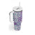 Mele Kalikimaka Hawaii Christmas Tumbler With Handle Poni Seamless Floral Motif - Polynesian Pride