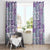 Mele Kalikimaka Hawaii Christmas Window Curtain Poni Seamless Floral Motif - Polynesian Pride