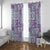Mele Kalikimaka Hawaii Christmas Window Curtain Poni Seamless Floral Motif - Polynesian Pride