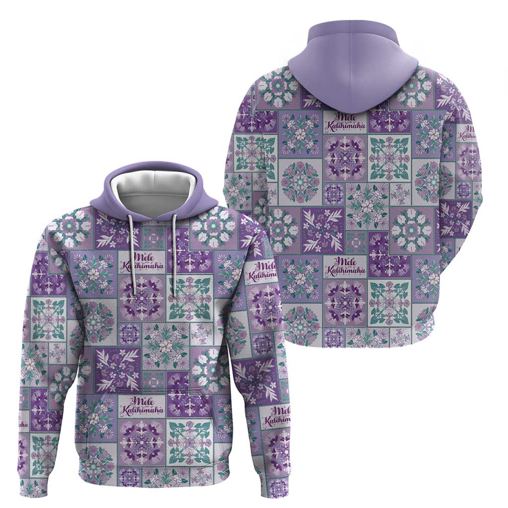 Mele Kalikimaka Hawaii Christmas Zip Hoodie Poni Seamless Floral Motif - Polynesian Pride