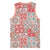Mele Kalikimaka Hawaii Christmas Basketball Jersey Ulaula Seamless Floral Motif - Polynesian Pride