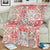 Mele Kalikimaka Hawaii Christmas Blanket Ulaula Seamless Floral Motif - Polynesian Pride