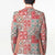 Mele Kalikimaka Hawaii Christmas Blazer Ulaula Seamless Floral Motif - Polynesian Pride