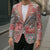 Mele Kalikimaka Hawaii Christmas Blazer Ulaula Seamless Floral Motif - Polynesian Pride