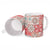 Mele Kalikimaka Hawaii Christmas Ceramic Mug Ulaula Seamless Floral Motif - Polynesian Pride