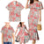 Mele Kalikimaka Hawaii Christmas Family Matching Mermaid Dress and Hawaiian Shirt Ulaula Seamless Floral Motif - Polynesian Pride