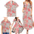 Mele Kalikimaka Hawaii Christmas Family Matching Summer Maxi Dress and Hawaiian Shirt Ulaula Seamless Floral Motif - Polynesian Pride
