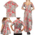 Mele Kalikimaka Hawaii Christmas Family Matching Summer Maxi Dress and Hawaiian Shirt Ulaula Seamless Floral Motif - Polynesian Pride