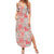 Mele Kalikimaka Hawaii Christmas Family Matching Summer Maxi Dress and Hawaiian Shirt Ulaula Seamless Floral Motif - Polynesian Pride